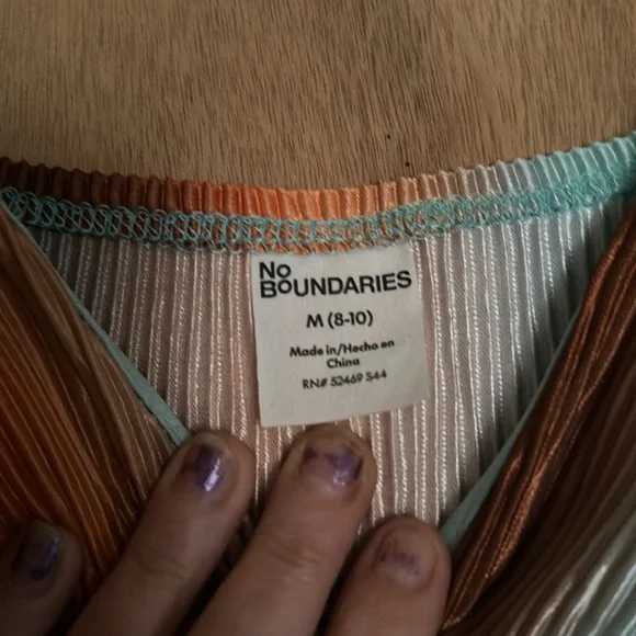 nwot-No Boundaries Sun Dress Sz M - Picture 2 of 3